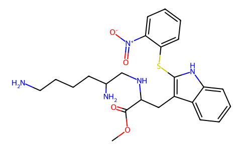 Lys-psi(CH2NH)-trp(nps)-ome 141365-20-0